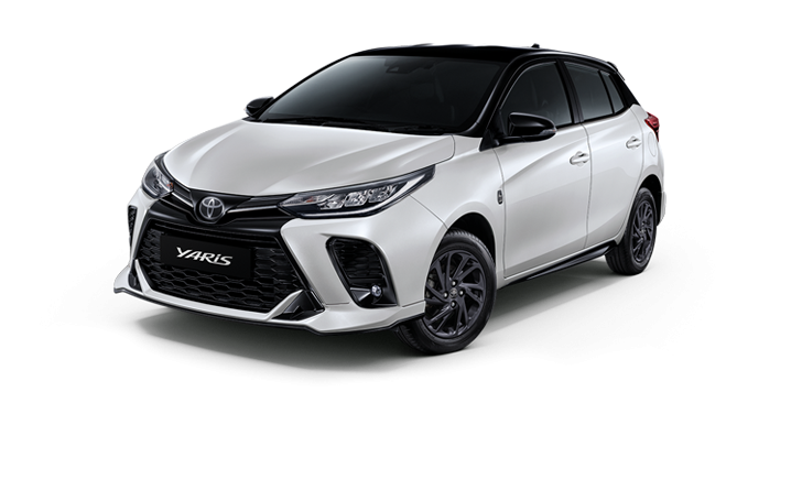 Yaris - Platinum White Pearl / Black Roof